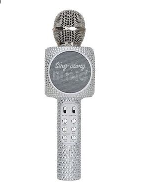 Sing-along-bling Sparkly Karaoke Microphone!